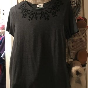 Old Navy Grey and Black Shirt